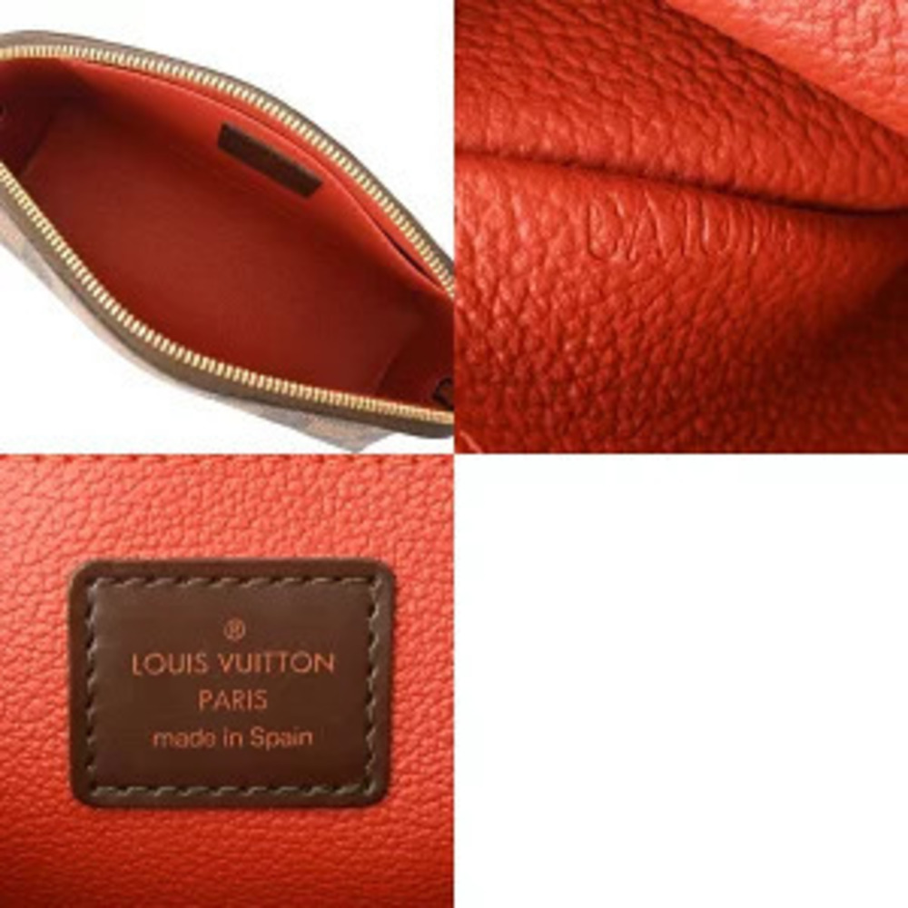 Louis Vuitton Damier Pochette Cosmetic Brown Canvas Pouch - Picture 10 of 10